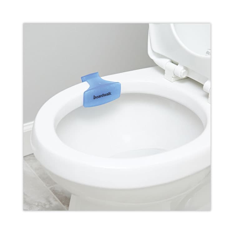 BOARDWALK Toilet Bowl Clip, Cotton Blossom Scent, Blue, 12/Box (BWKCLIPCBL) thumbnail 4