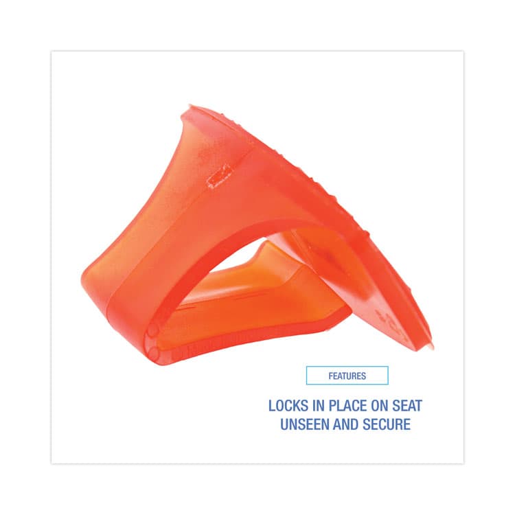 BOARDWALK Toilet Bowl Clip, Mango Scent, Orange, 12/Box (BWKCLIPMAN) thumbnail 2