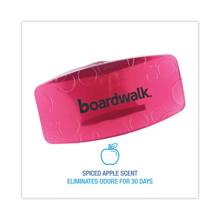 BOARDWALK Toilet Bowl Clip, Spiced Apple Scent, Red, 12/Box (BWKCLIPSAP) thumbnail 3