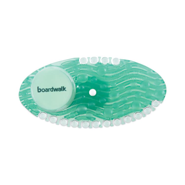 BOARDWALK Curve Solid Air Freshener, Cucumber Melon, Green, 10/Box (BWKCURVECME)