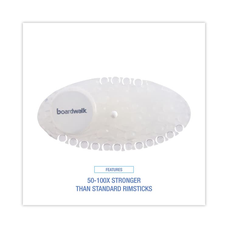 BOARDWALK Curve Solid Air Freshener, Mango, Clear, 10/Box (BWKCURVEMAN) thumbnail 2