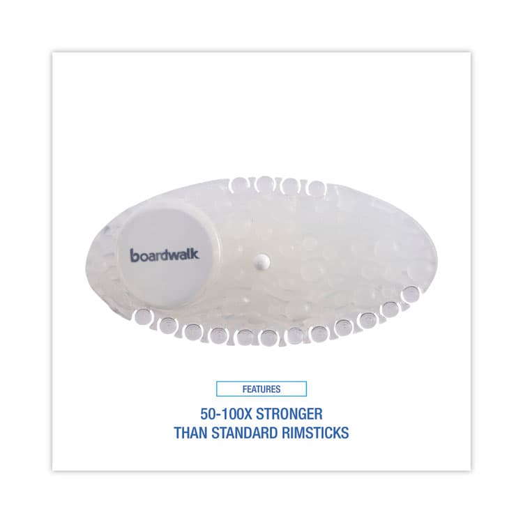 BOARDWALK Curve Solid Air Freshener, Mango, Clear, 10/Box, 6 Boxes/Carton (BWKCURVEMANCT) thumbnail 2