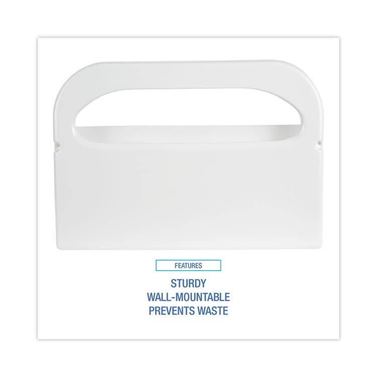 BOARDWALK Toilet Seat Cover Dispenser, 16 x 3 x 11.5, White, 2/Box (BWKKD100) thumbnail 4