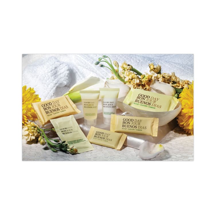 TRANSMACRO AMENITIES Unwrapped Amenity Bar Soap with PCMX, Fresh Scent, # 1 1/2, 500/Carton (GTPPX400150) thumbnail 2