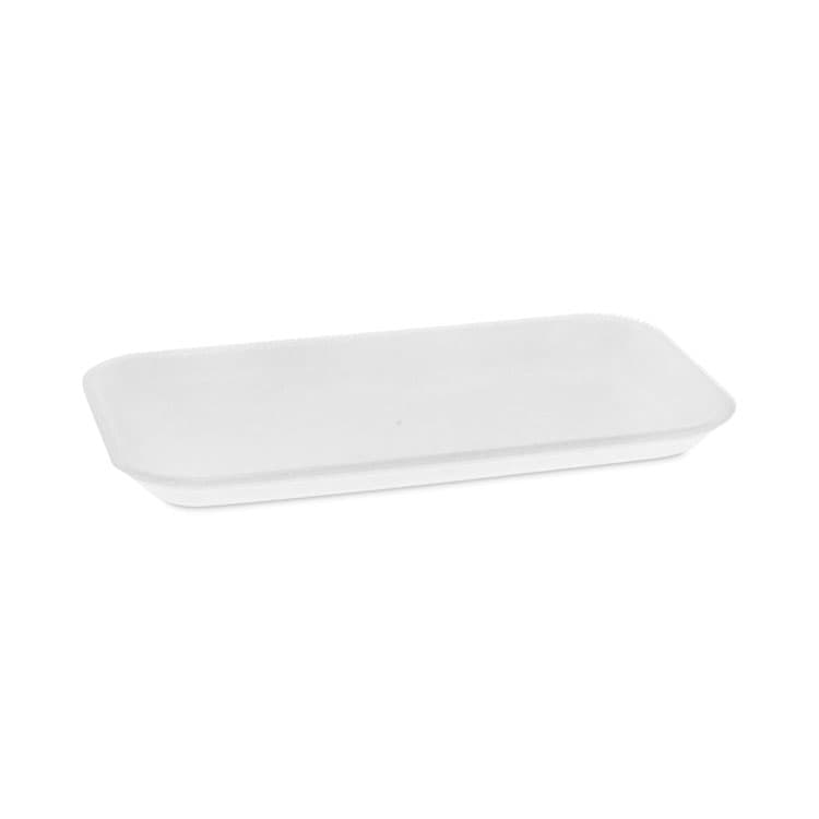 PACTIV EVERGREEN CORPORATION Supermarket Tray, #17, 8.3 x 4.8 x 0.65, White, Foam, 1,000/Carton (PCT0TF117S00000)