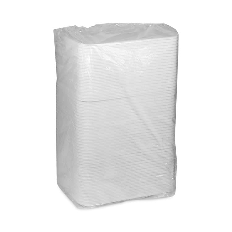 PACTIV EVERGREEN CORPORATION Supermarket Tray, #1216, 16.25 x 12.662 x 0.62, White, Foam, 100/Carton (PCT0TF112160000) thumbnail 3