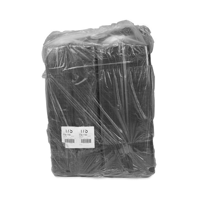 PACTIV EVERGREEN CORPORATION Meat Tray, #17S, 8.3 x 4.8 x 0.65, Black, Foam, 1,000/Carton (PCT0TFB17S00000) thumbnail 2
