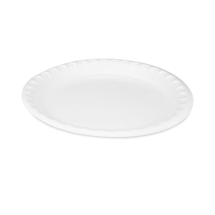 PACTIV EVERGREEN CORPORATION Placesetter Satin Non-Laminated Foam Dinnerware, Plate, 10.25" dia, White, 540/Carton (PCT0TH10010000Y)