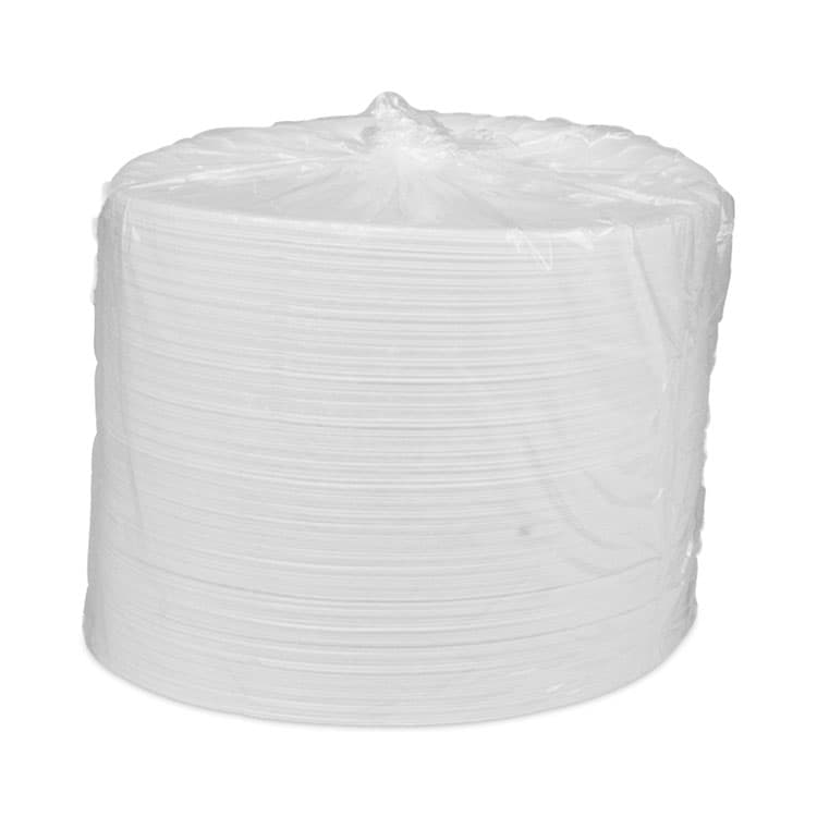 PACTIV EVERGREEN CORPORATION Placesetter Satin Non-Laminated Foam Dinnerware, Plate, 10.25" dia, White, 540/Carton (PCT0TH10010000Y) thumbnail 3