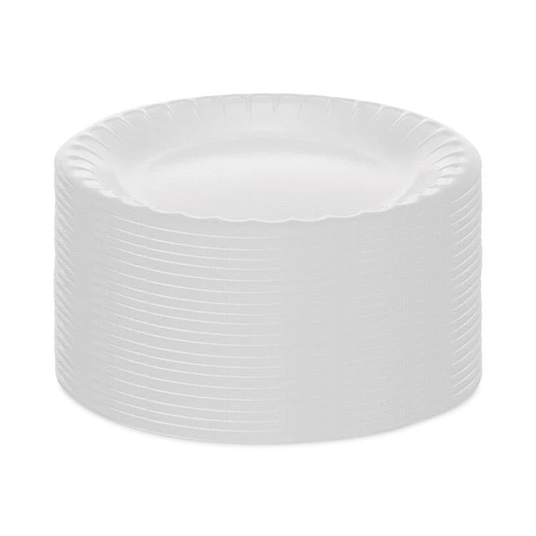 PACTIV EVERGREEN CORPORATION Placesetter Deluxe Laminated Foam Dinnerware, Plate, 6" dia, White, 1,000/Carton (PCT0TK100060000) thumbnail 2