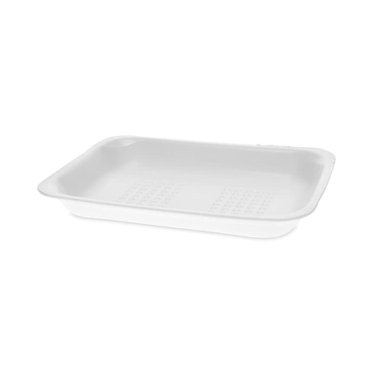 PACTIV EVERGREEN CORPORATION Meat Tray, #2, 8.4 x 5.9 x 1.2, White, Foam, 500/Carton (PCT51P102FS) thumbnail 4