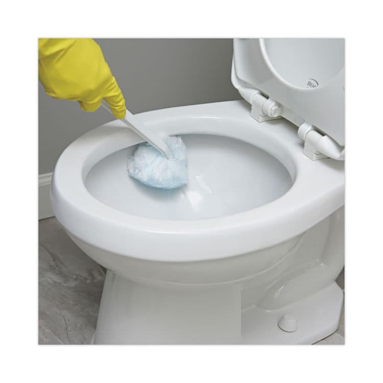 BOARDWALK Deluxe Toilet Bowl Mop, 12" Handle, 2" Mop Head, White (BWK00160EA) thumbnail 4