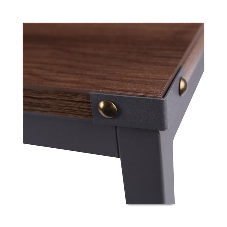 ALERA Industrial Series Table Desk, 47.25" x 23.63" x 29.5", Modern Walnut (ALELTD4824WA) thumbnail 4