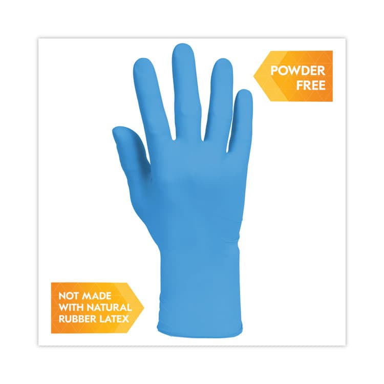 KIMBERLY CLARK G10 2PRO Nitrile Gloves, Powder-Free, X-Large, 6 mil Thick, 9.5" Long, Blue, 90/Box, 10 Boxes/Carton (ANS54424CT) thumbnail 3