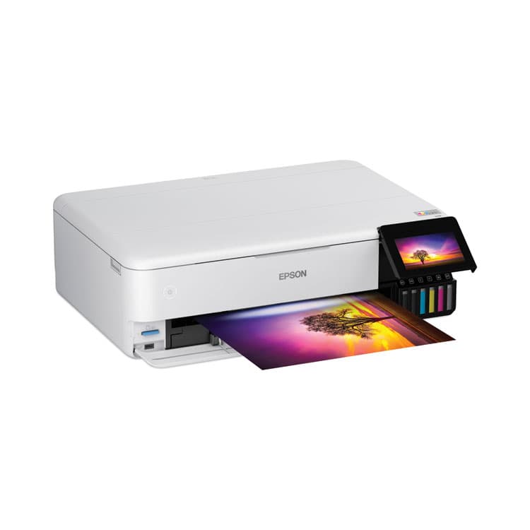 EPSON AMERICA, . EcoTank Photo ET-8550 Special Edition All-in-One Supertank Printer, Copy/Print/Scan (EPSC11CJ21201C)