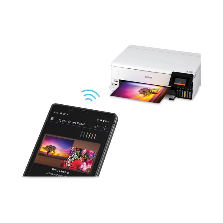 EPSON AMERICA, . EcoTank Photo ET-8550 Special Edition All-in-One Supertank Printer, Copy/Print/Scan (EPSC11CJ21201C) thumbnail 2