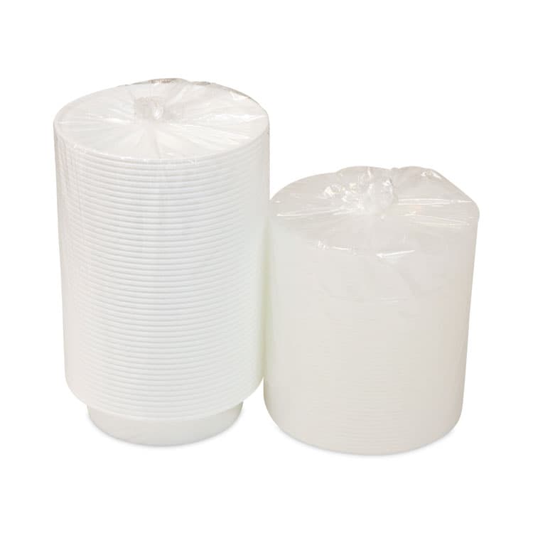 PACTIV EVERGREEN CORPORATION Newspring VERSAtainer Microwavable Containers, 24 oz, 7 x 7 x 2.3, White/Clear, Plastic, 150/Carton (PCTNC723) thumbnail 3