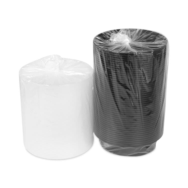 PACTIV EVERGREEN CORPORATION Newspring VERSAtainer Microwavable Containers, 24 oz, 7" Diameter, Black/Clear, Plastic, 150/Carton (PCTNC723B) thumbnail 3