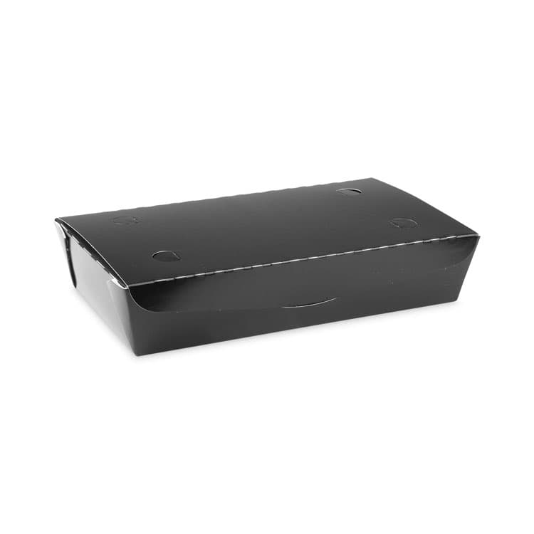 PACTIV EVERGREEN CORPORATION EarthChoice OneBox Paper Box, 55 oz, 9 x 4.85 x 2, Black, 100/Carton (PCTNOB02B)