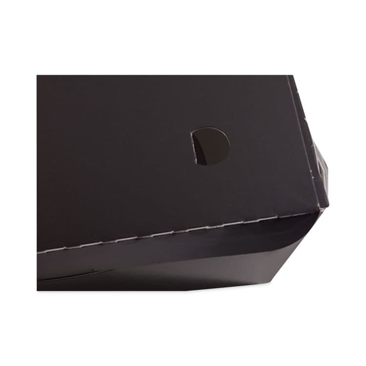 PACTIV EVERGREEN CORPORATION EarthChoice OneBox Paper Box, 55 oz, 9 x 4.85 x 2, Black, 100/Carton (PCTNOB02B) thumbnail 3