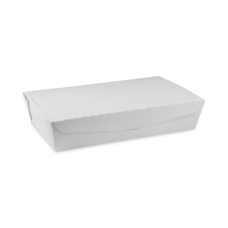 PACTIV EVERGREEN CORPORATION EarthChoice OneBox Paper Box, 55 oz, 9 x 4.9 x 2, White, 100/Carton (PCTNOB02W)