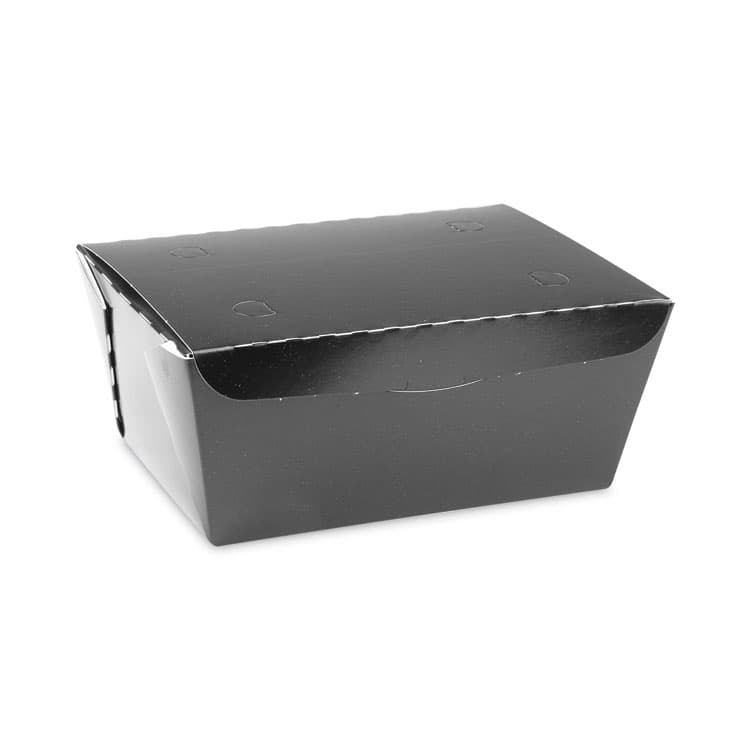 PACTIV EVERGREEN CORPORATION EarthChoice OneBox Paper Box, 66 oz, 6.5 x 4.5 x 3.25, Black, 160/Carton (PCTNOB03B)
