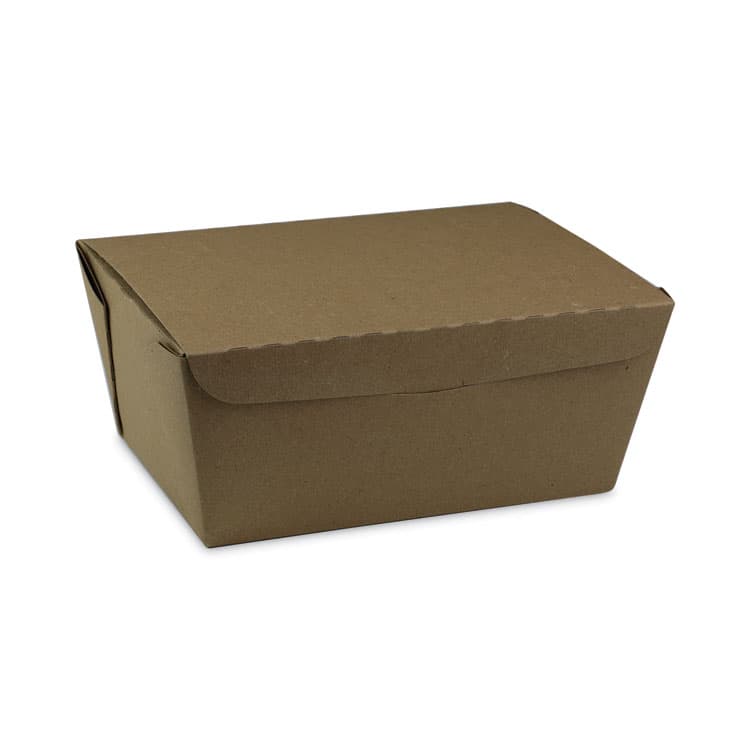 PACTIV EVERGREEN CORPORATION EarthChoice OneBox Paper Box, 66 oz, 6.5 x 4.5 x 3.3, Brown, 160/Carton (PCTNOB03KEC)