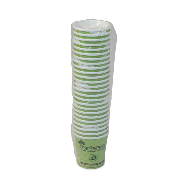 PACTIV EVERGREEN CORPORATION EarthChoice Compostable Soup Cup Large, 16 oz, 3.63" Diameter x 3.88" h, Green, Paper, 500/Carton (PCTPHSC16ECDI) thumbnail 3