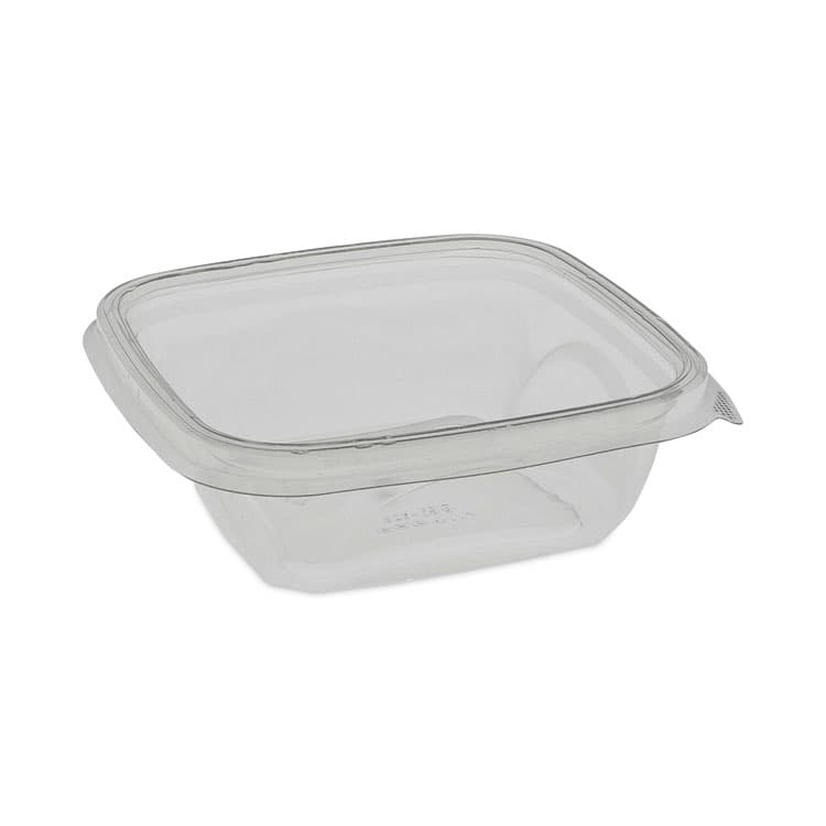 PACTIV EVERGREEN CORPORATION EarthChoice Square Recycled Bowl, 12 oz, 5 x 5 x 1.62, Clear, Plastic, 504/Carton (PCTSAC0512)
