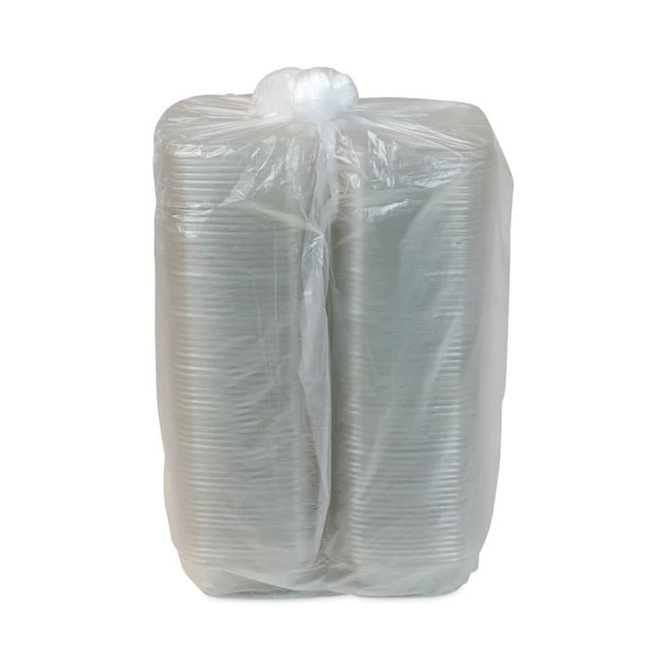 PACTIV EVERGREEN CORPORATION EarthChoice Square Recycled Bowl, 16 oz, 5 x 5 x 1.75, Clear, Plastic, 504/Carton (PCTSAC0516) thumbnail 3