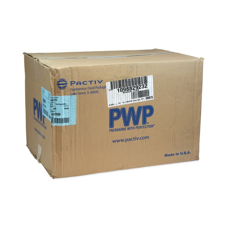 PACTIV EVERGREEN CORPORATION EarthChoice Square Recycled Bowl, 32 oz, 7 x 7 x 2, Clear, Plastic, 300/Carton (PCTSAC0732) thumbnail 2