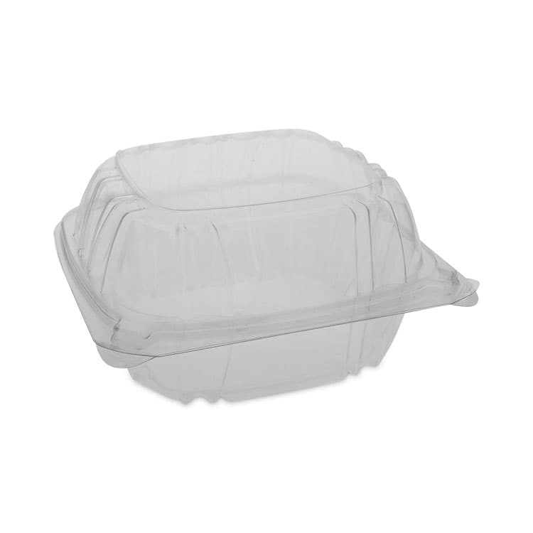 PACTIV EVERGREEN CORPORATION SENSATION SmartLock Hinged Lid Container, 5.7 x 6 x 3.1, Clear, Plastic, 500/Carton (PCTYCI821600000)