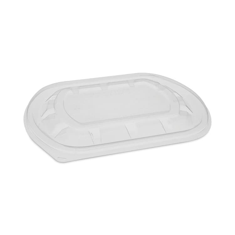 PACTIV EVERGREEN CORPORATION ClearView MealMaster Lid with Fog Gard Coating, Medium Flat Lid, 8.12 x 6.5 x 0.37, Clear, Plastic, 252/Carton (PCTYCN8462S00D0)