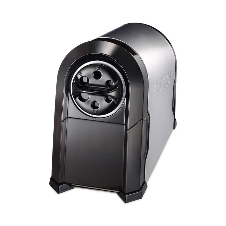 STANLEY BOSTITCH Super Pro Glow Commercial Electric Pencil Sharpener, AC-Powered, 6.13 x 10.63 x 9, Black/Silver (BOSEPS14HC) thumbnail 3