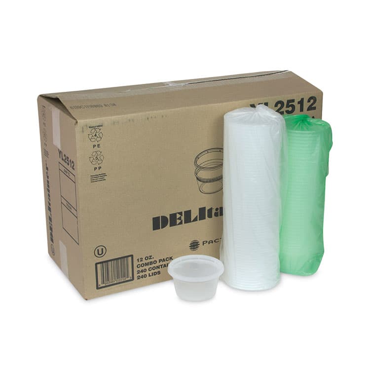 PACTIV EVERGREEN CORPORATION Newspring DELItainer Microwavable Container, 12 oz, 4.55 x 2.45 x 2.45, Clear, Plastic, 240/Carton (PCTYL2512) thumbnail 3