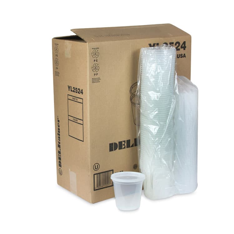 PACTIV EVERGREEN CORPORATION Newspring DELItainer Microwavable Container, 24 oz, 4.7 x 4.7 x 4.4, Clear, Plastic, 240/Carton (PCTYL2524) thumbnail 4