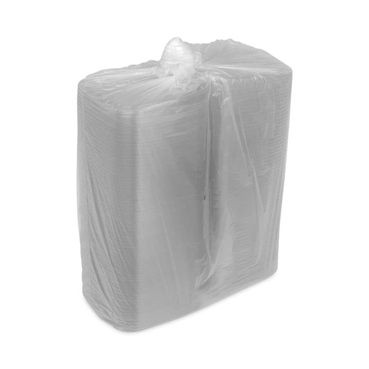 PACTIV EVERGREEN CORPORATION EarthChoice Square Recycled Bowl Flat Lid, 5.5 x 5.5 x 0.75, Clear, Plastic, 504/Carton (PCTYSACLF05) thumbnail 3