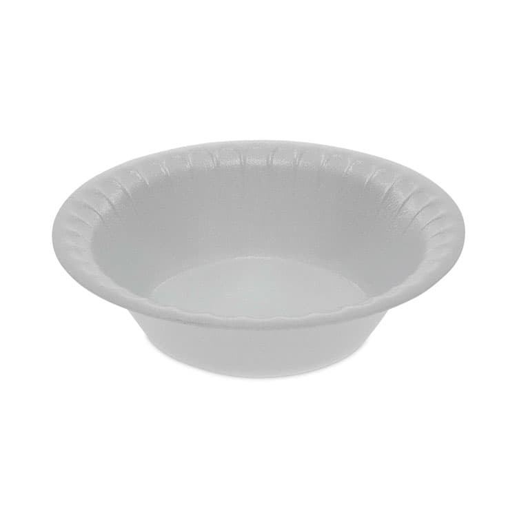 PACTIV EVERGREEN CORPORATION Placesetter Satin Non-Laminated Foam Dinnerware, Bowl, 5 oz, White, 1,250/Carton (PCTYTH100040000)