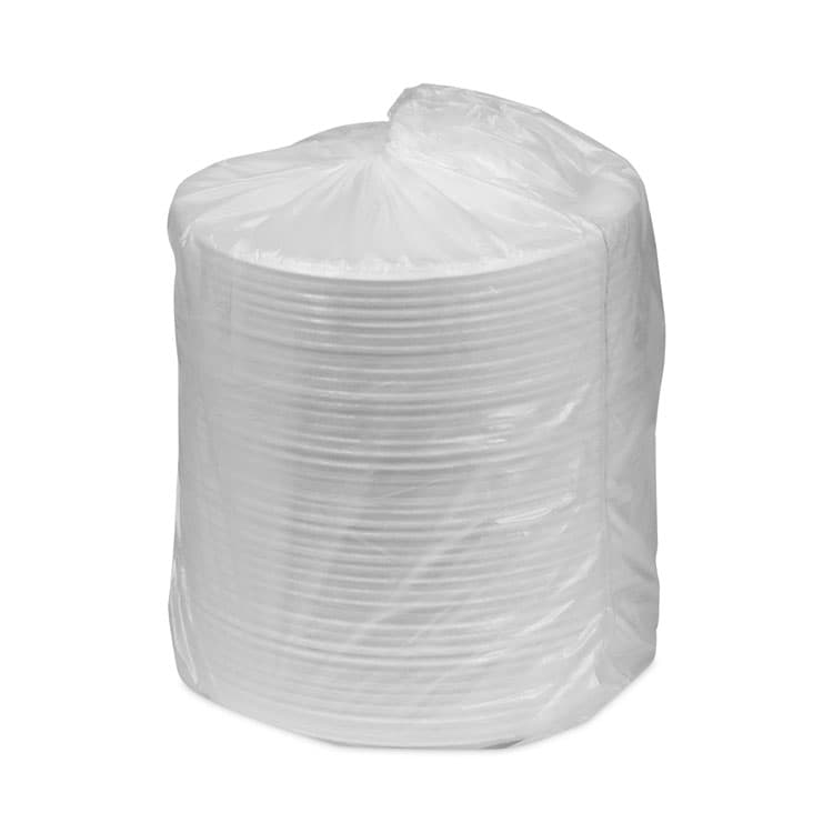 PACTIV EVERGREEN CORPORATION Placesetter Deluxe Laminated Foam Dinnerware, Plate, 8.88" dia, White, 500/Carton (PCTYTK100090000) thumbnail 3