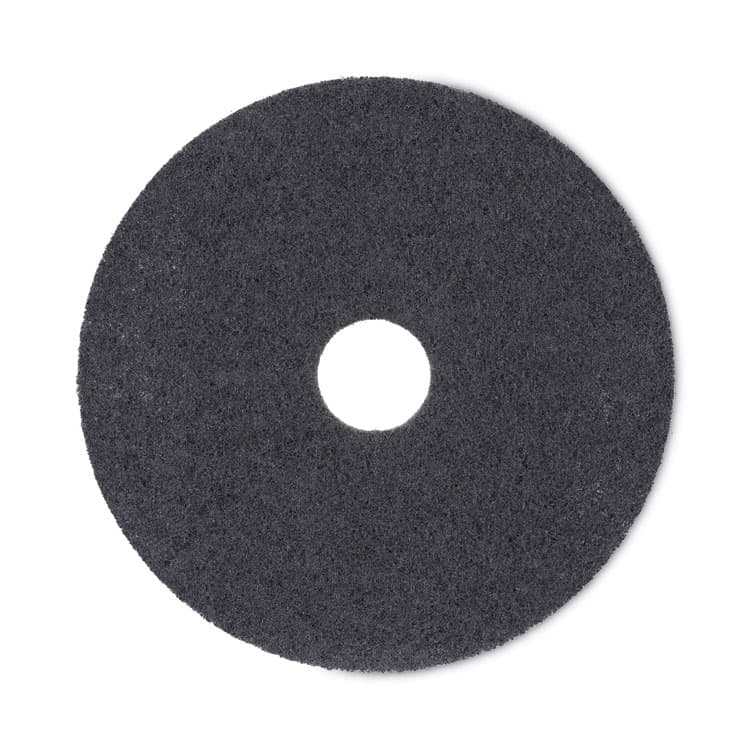 BOARDWALK High Performance Stripping Floor Pads, 17" Diameter, Black, 5/Carton (BWK4017HIP)
