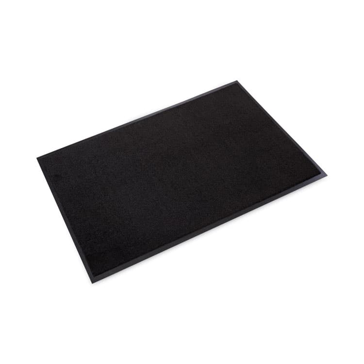 CROWN MATS & MATTING Rely-On Olefin Indoor Wiper Mat, Rectangular, Black Cut Pile Surface, 48" x 72" (CWNGS0046BK)