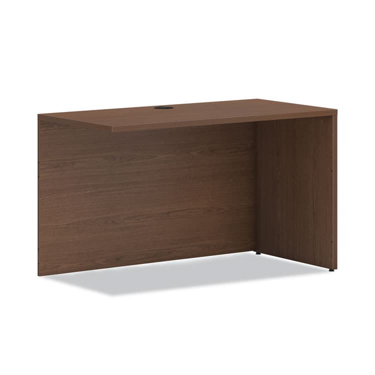 HON COMPANY Mod Return Shell, Reversible (Left or Right), 48w x 24d x 29h, Sepia Walnut (HONPLRS4824LE1)