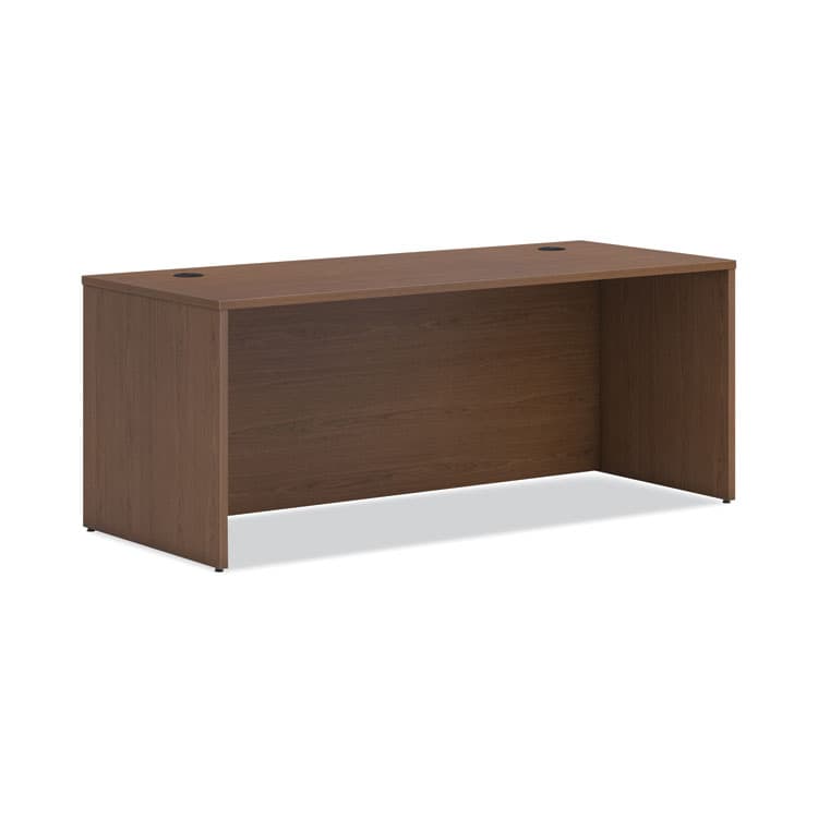HON COMPANY Mod Desk Shell, 72" x 30" x 29", Sepia Walnut (HONLDS7230LE1)