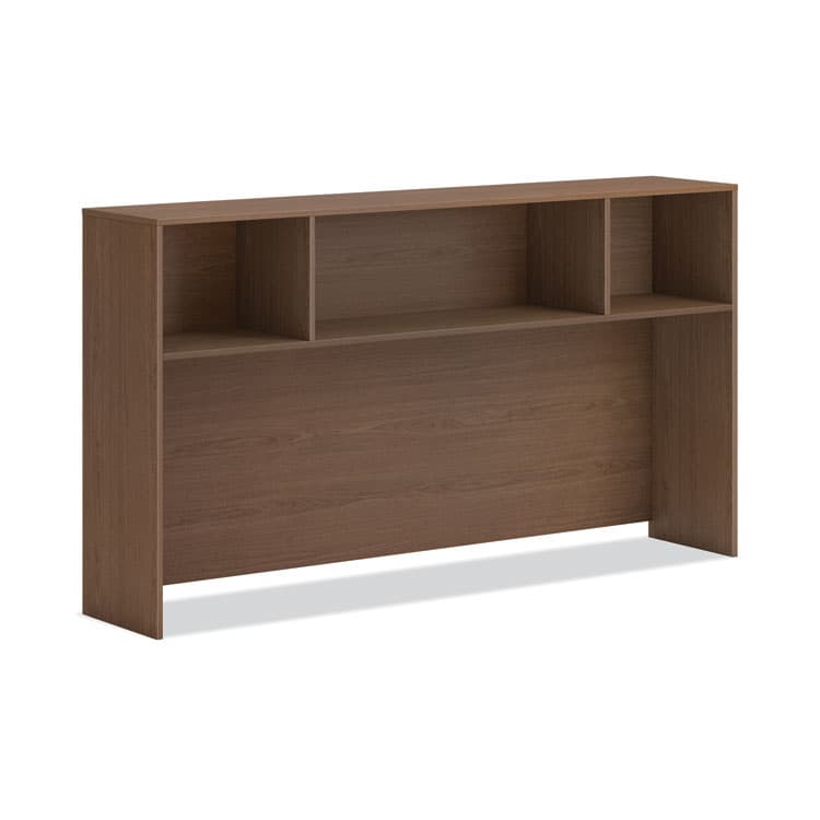 HON COMPANY Mod Desk Hutch, 3 Compartments, 72w x 14d x 39.75h, Sepia Walnut (HONLDH72LE1)