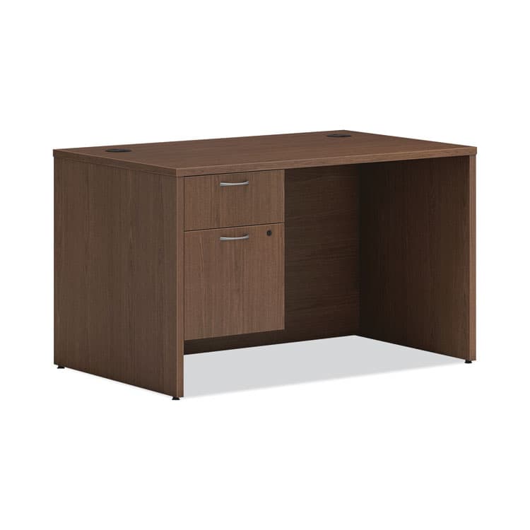 HON COMPANY Mod Support Pedestal, Left or Right, 2-Drawers: Box/File, Legal/Letter, Sepia Walnut, 15" x 20" x 20" (HONPLPHBFLE1) thumbnail 3
