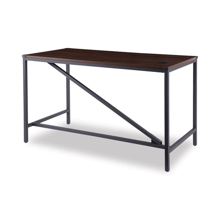 ALERA Industrial Series Table Desk, 47.25" x 23.63" x 29.5", Modern Walnut (ALELTD4824WA) thumbnail 2