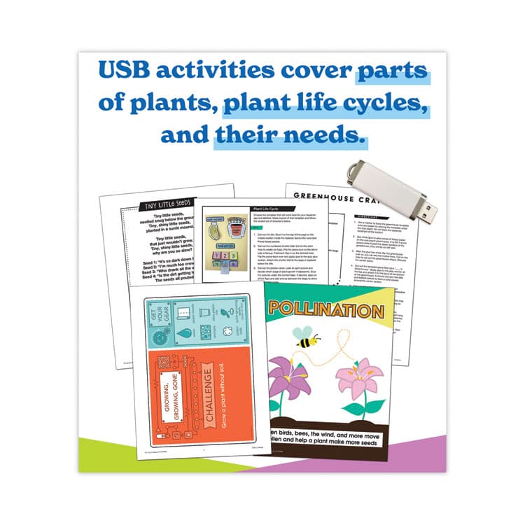 CARSON-DELLOSA EDUCATION In a Flash USB, Plants, Grades K to 3, 191 Pages (CDP109565) thumbnail 4