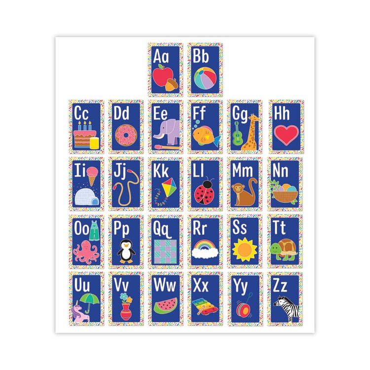 CARSON-DELLOSA EDUCATION Mini Posters, Alphabet, 26 Mini Posters (CDP106059)