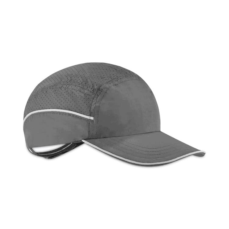 ERGODYNE CORPORATION Skullerz 8965 Lightweight Bump Cap Hat with LED Lighting, Long Brim, Black (EGO23369)