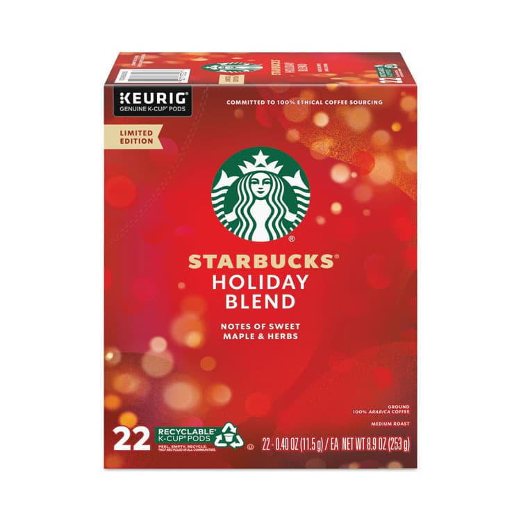 KEURIG DR PEPPER Holiday Blend Coffee, K-Cups, 22/Box, 4 Boxes/Carton (SBK12412029CT) thumbnail 2